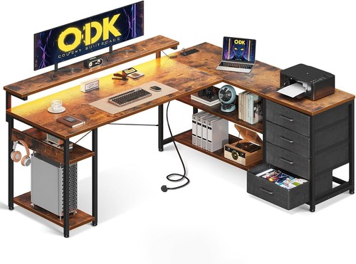 Odk shaped corner desk - odk, l