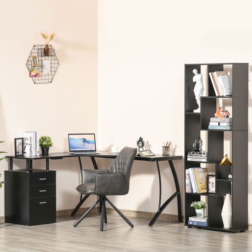 Shaped computer desk table - l-shaped,