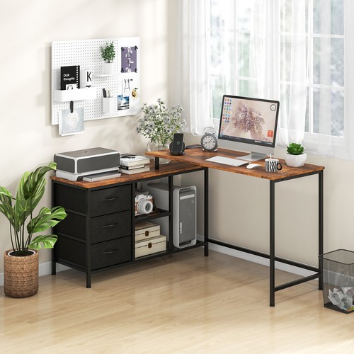 Convertible office desk with - desk,