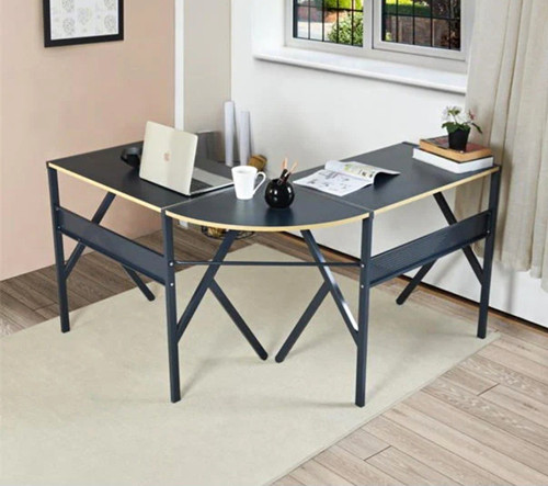 Black shaped corner - black,