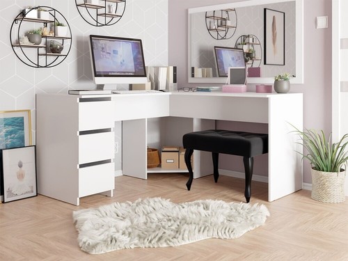 Corner desk fotyn vanity - corner,