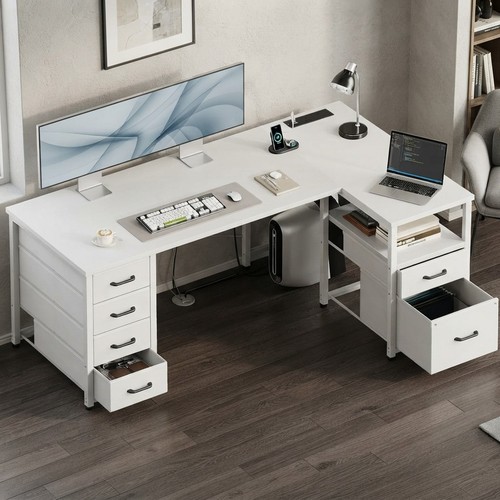 Stylish shaped workstation - l-shaped,
