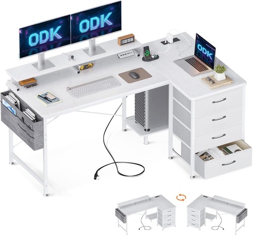 Odk shaped desk with - l,