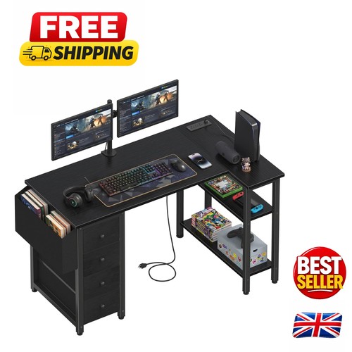 Stylish shaped gaming - l-shaped, desk