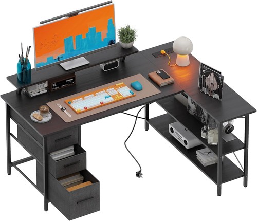 Corner computer desk with - corner,
