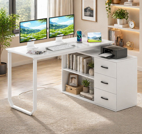 Computer desk shaped - computer, 3