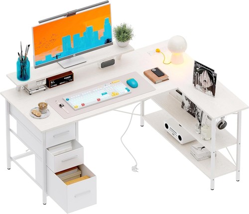 Corner computer desk with - corner,