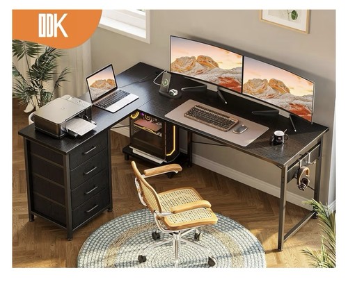Corner desk with - corner, l