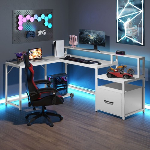 Home office desk with - with, file