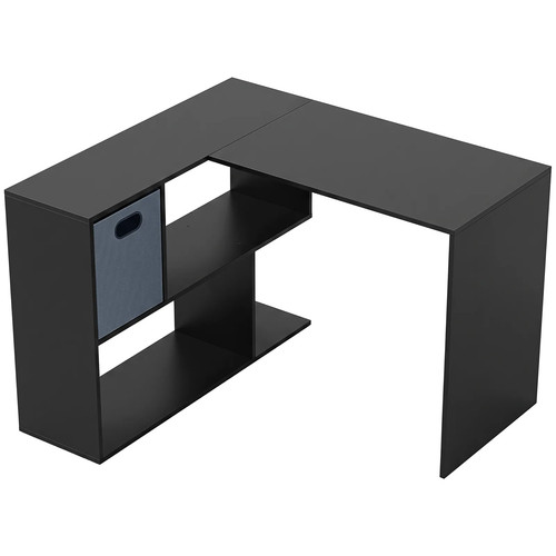 Homcom 110cm shaped corner - 110cm, l-shaped