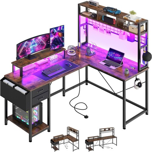 Shaped 150cm gaming - 150cm, desk